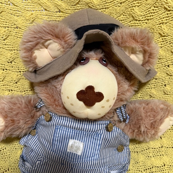 Vtg Furskins Bear Dudley Plush Xavier Roberts Cabbage Patch 22" 1983 1984 Tag - Picture 9 of 16